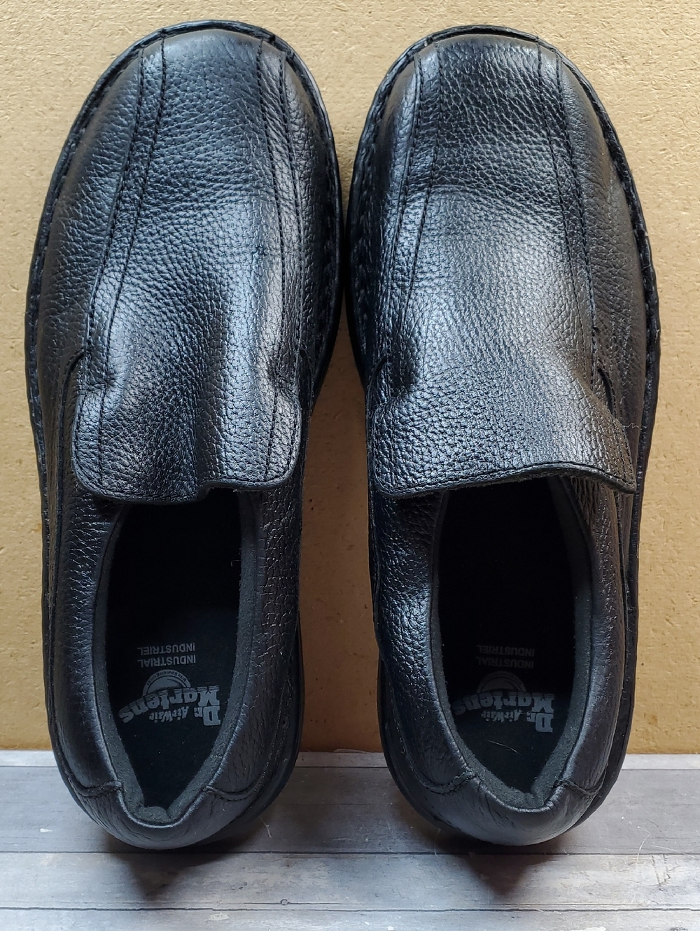 Dr Martens Norfolk Men's Shoes Industrial Black Leather Loafer Size M 9/W 10